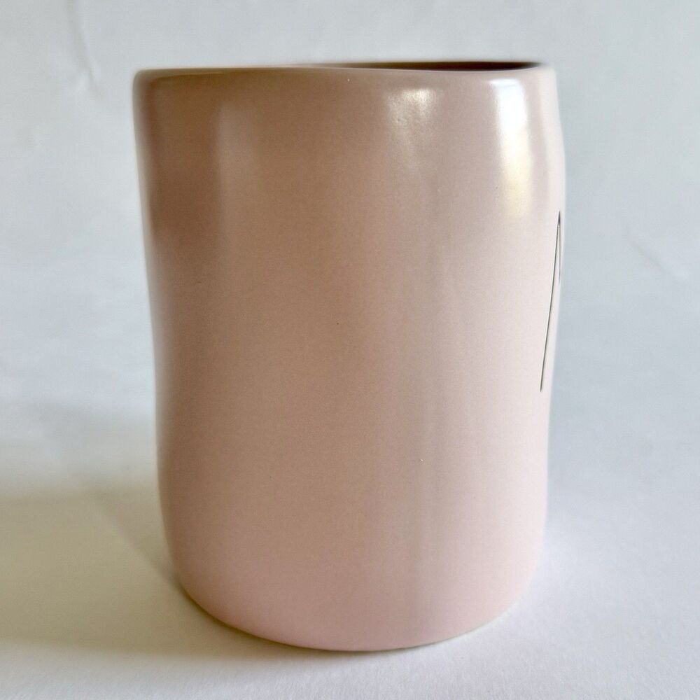 Rae Dunn MIMI Pale Pink Coffee Tea Mug Cup Ceramic Black Letters  Large 19 ounce - Picture 4 of 9